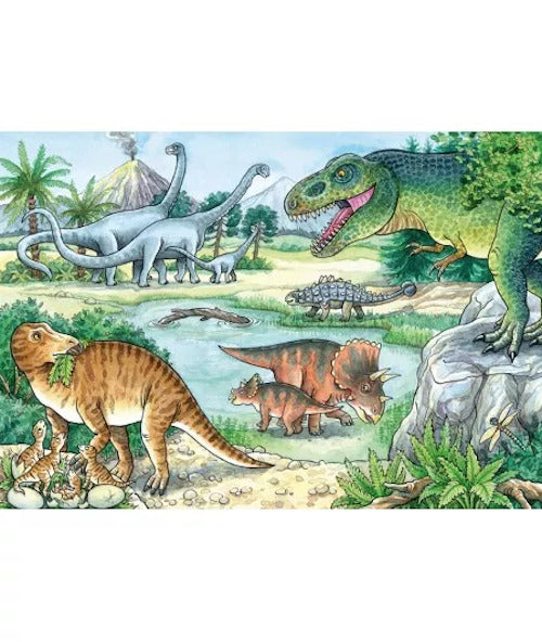 Ravensburger: Dinosaurs of the Land and Sea (2x24pc Jigsaws) Board Game