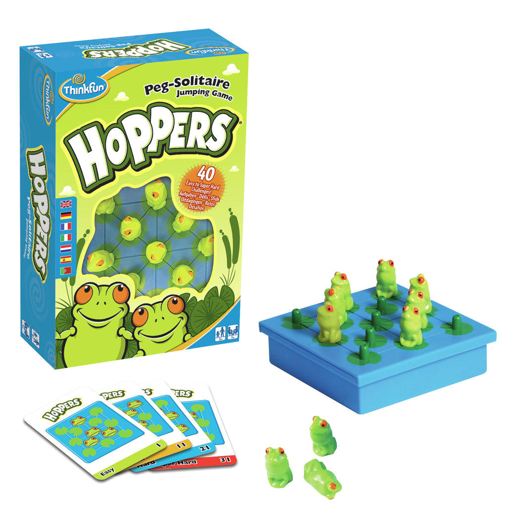 Hoppers: Peg Solitaire Jumping Game