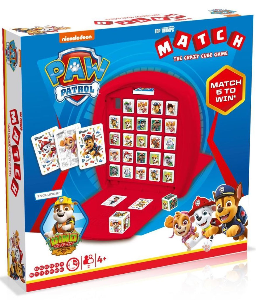 Top Trumps Match: Paw Patrol - Dino Rescue Board Game