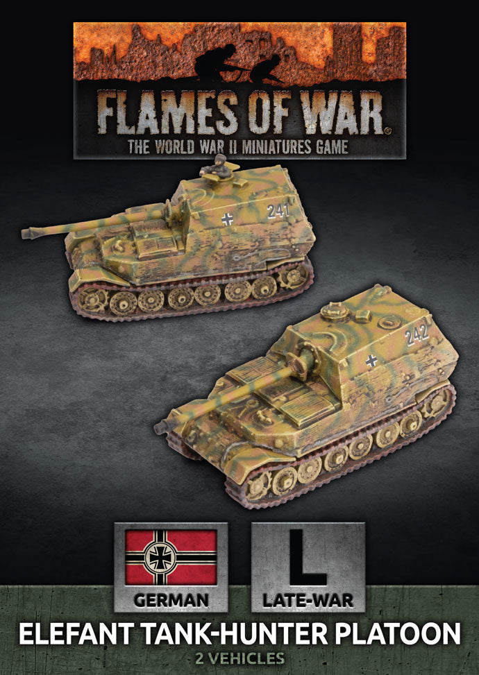 Flames of War: Elefant Tank-Hunter Platoon (x2)