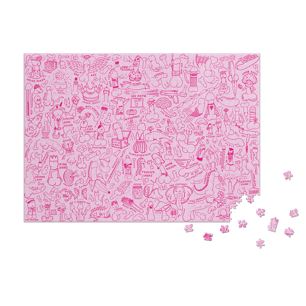 Penis Puzzle (1000pc) Board Game