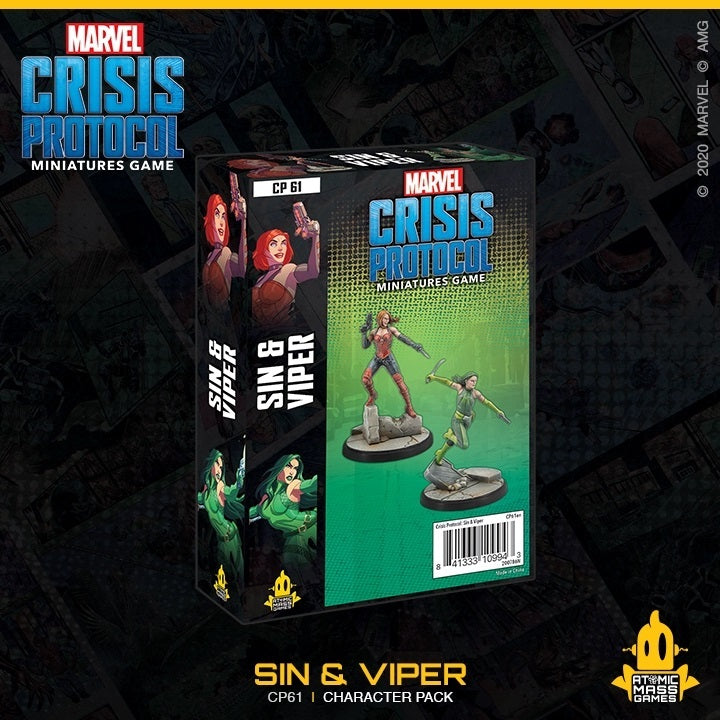 Marvel Crisis Protocol Miniatures Game: Sin and Viper