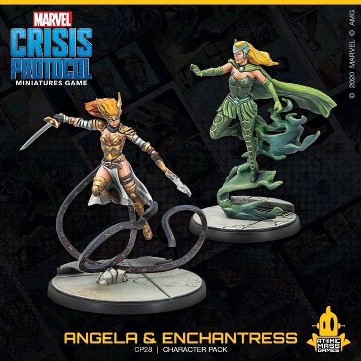 Marvel Crisis Protocol Miniatures Game: Angela & Enchantress