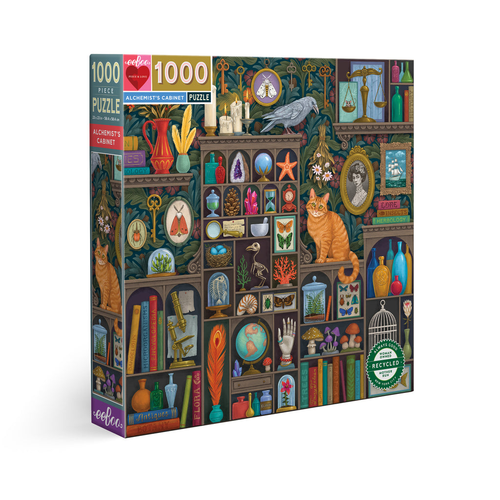 eeBoo: Cabinet of Alchemy Square (1000pc Jigsaw) Board Game