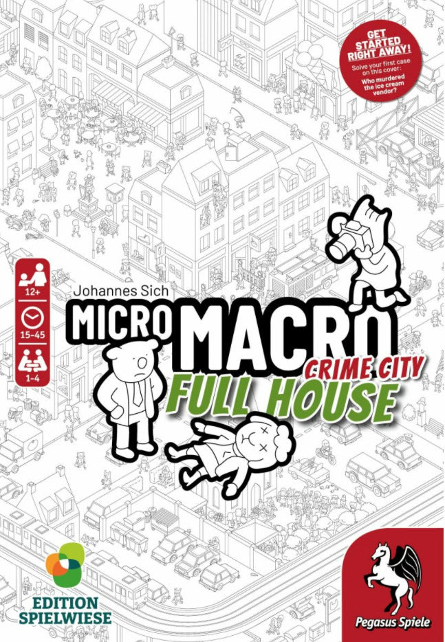 MicroMacro: Crime City 2 - Full House (Board Game)