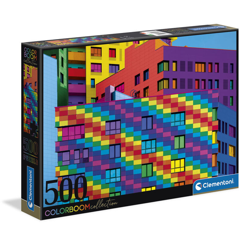 Clementoni: Colorbloom - Squares (500pc Jigsaw) Board Game
