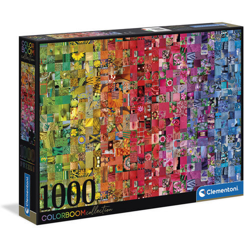 Clementoni: Colorbloom - Collage (1000pc Jigsaw) Board Game