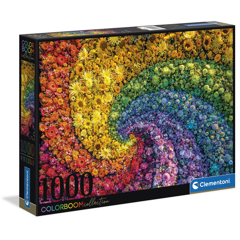 Clementoni: Colorbloom - Whirl (1000pc Jigsaw) Board Game