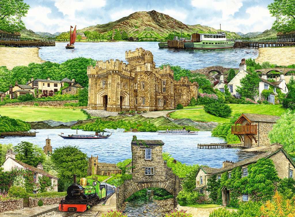 Ravensburger: Escape to the Lake District (500pc Jigsaw) Board Game