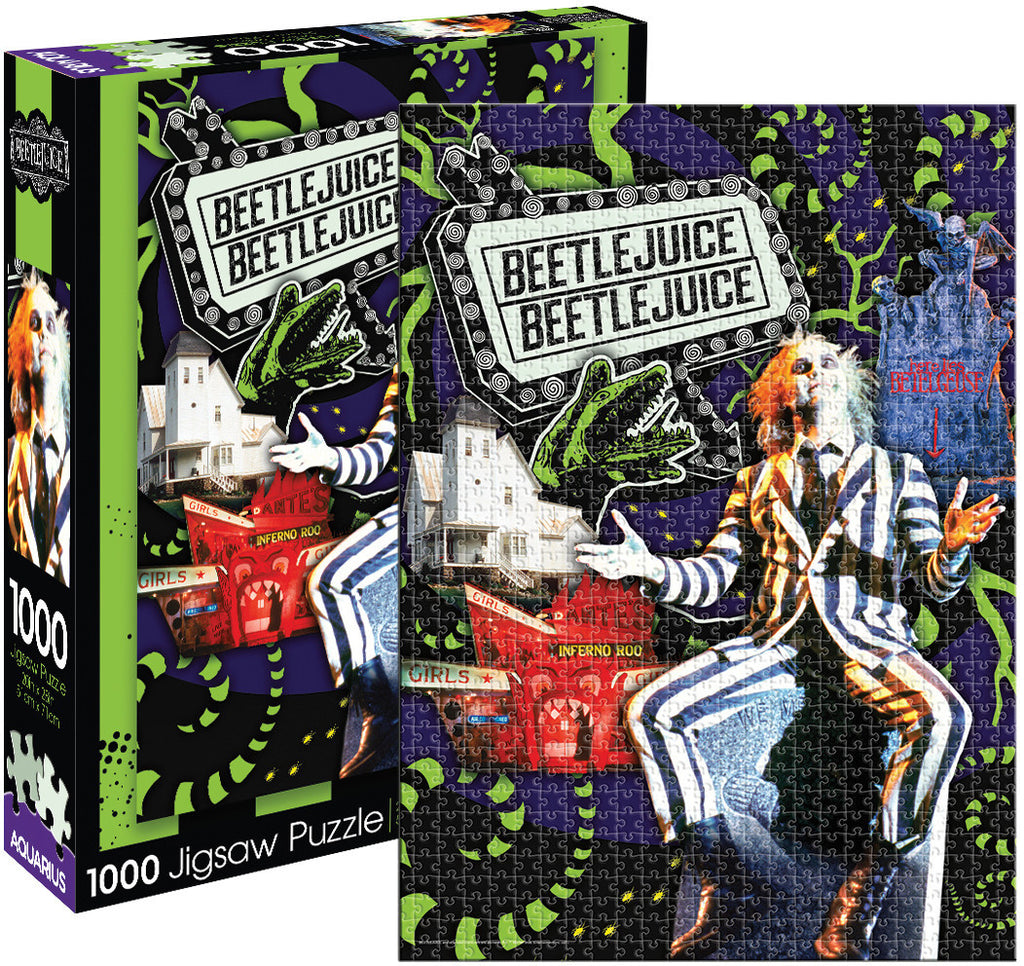 Beetlejuice: Collage (1000pc Jigsaw) Board Game