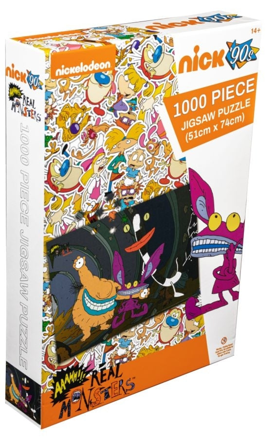 Nick '90s: Aaahh!!! Real Monsters (1000pc Jigsaw) Board Game