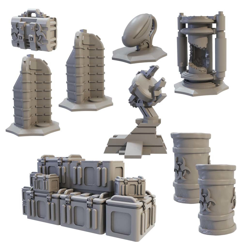 Terrain Crate: Sci-fi objectives