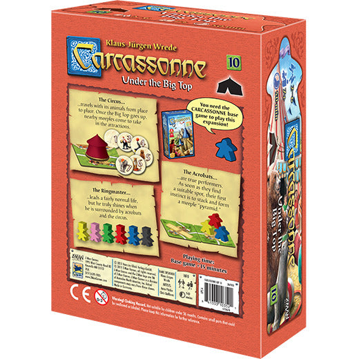 Carcassonne Board Game Expansion 10: Under the Big Top