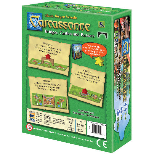 Carcassonne Board Game Expansion 8: Bridges, Castles & Bazaars