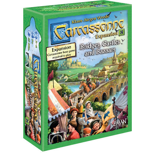 Carcassonne Board Game Expansion 8: Bridges, Castles & Bazaars