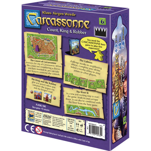 Carcassonne Board Game Expansion 6: Count, King & Robber