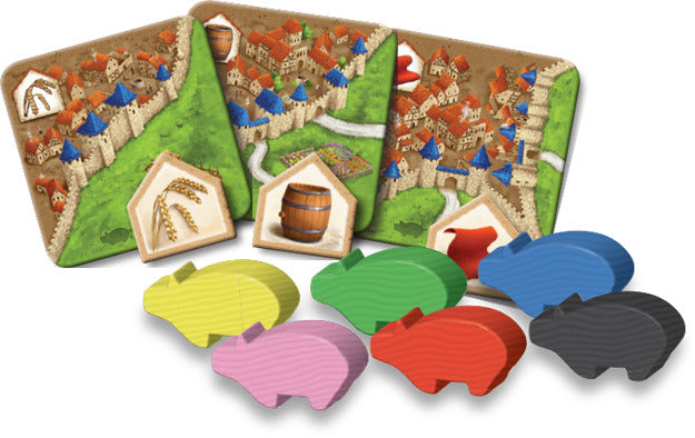 Carcassonne Board Game Expansion 2: Traders and Builders