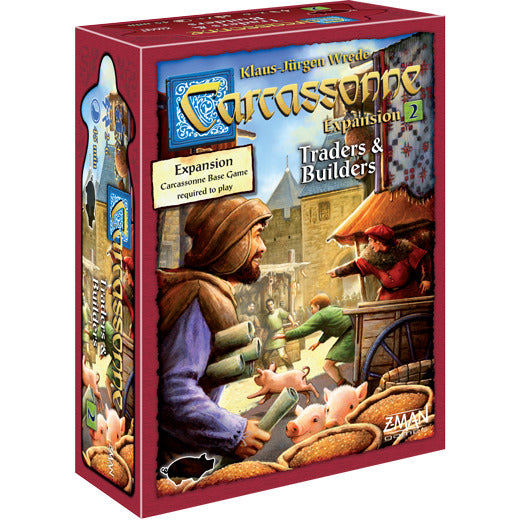 Carcassonne Board Game Expansion 2: Traders and Builders