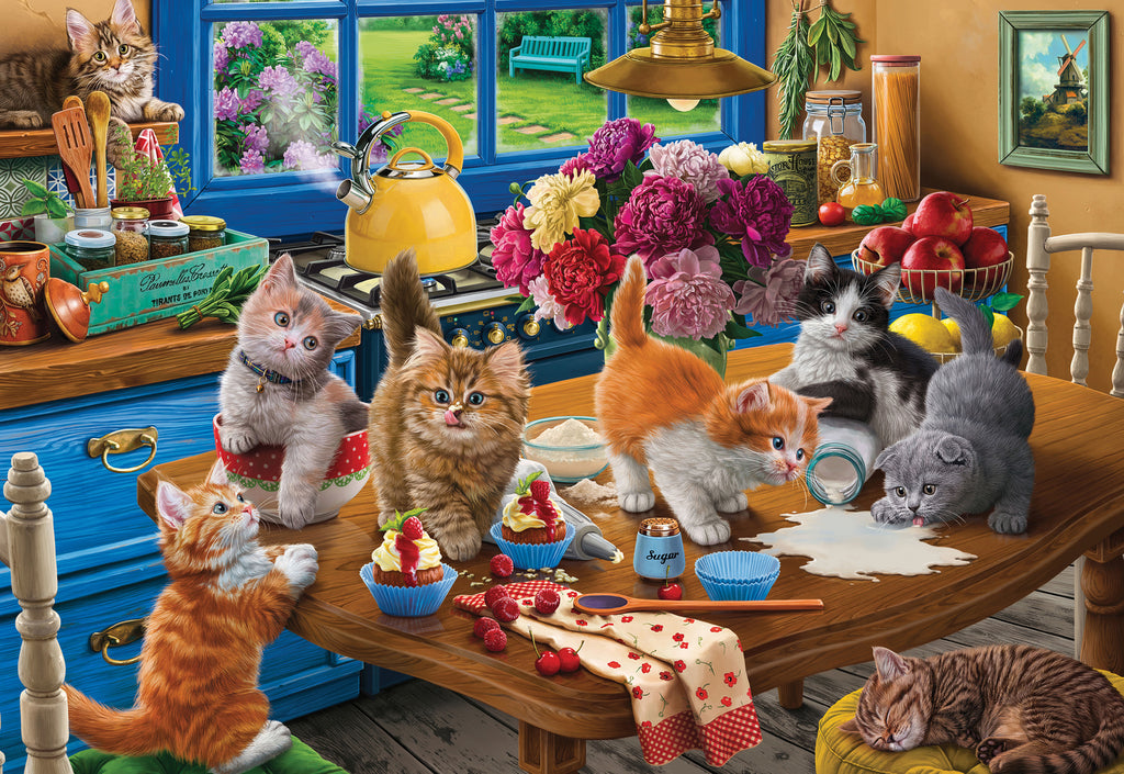 Gallery: Kittens in the Kitchen (300pc Jigsaw) Board Game