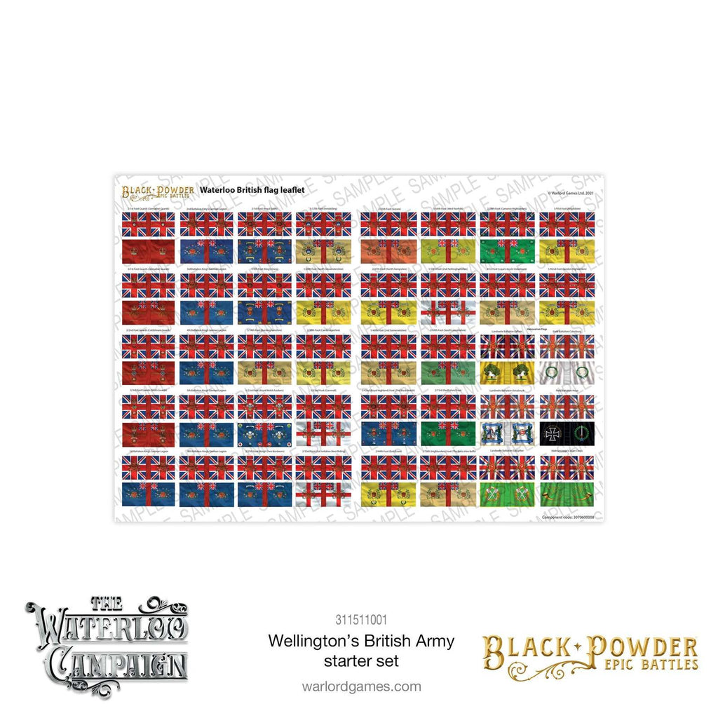 Black Powder Epic Battles: Waterloo - British Starter Set