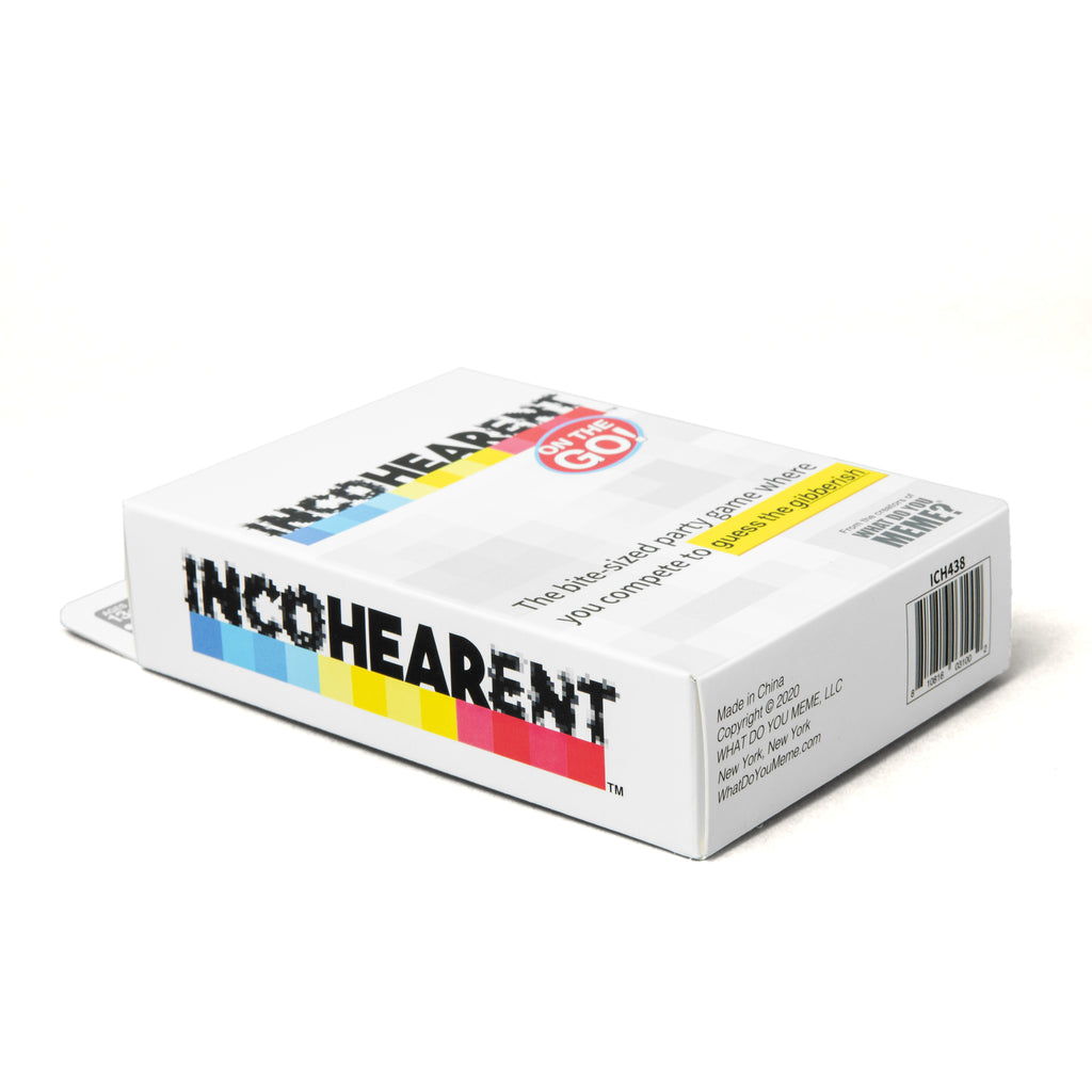 Incohearent on the Go! Board Game