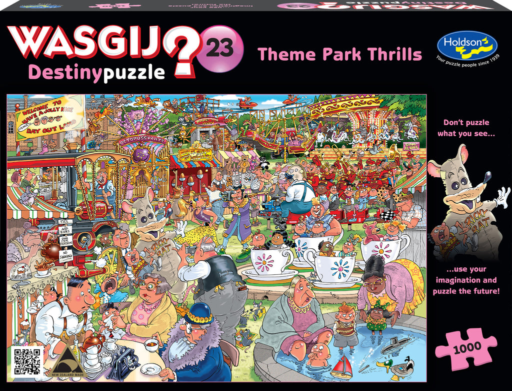 Wasgij? Destiny #23: Theme Park Thrills! (1000pc Jigsaw) Board Game