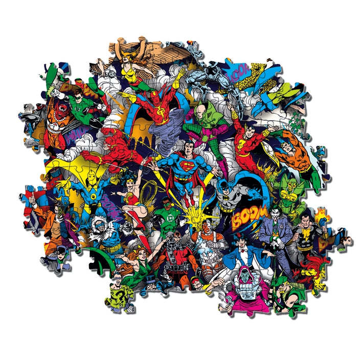Clementoni: DC Comics Justice League - Impossible Puzzle! (1000pc Jigsaw) Board Game