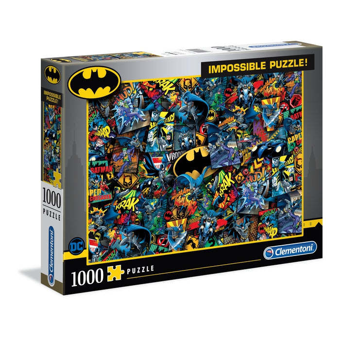 Clementoni: DC Comics Batman - Impossible Puzzle! (1000pc Jigsaw) Board Game