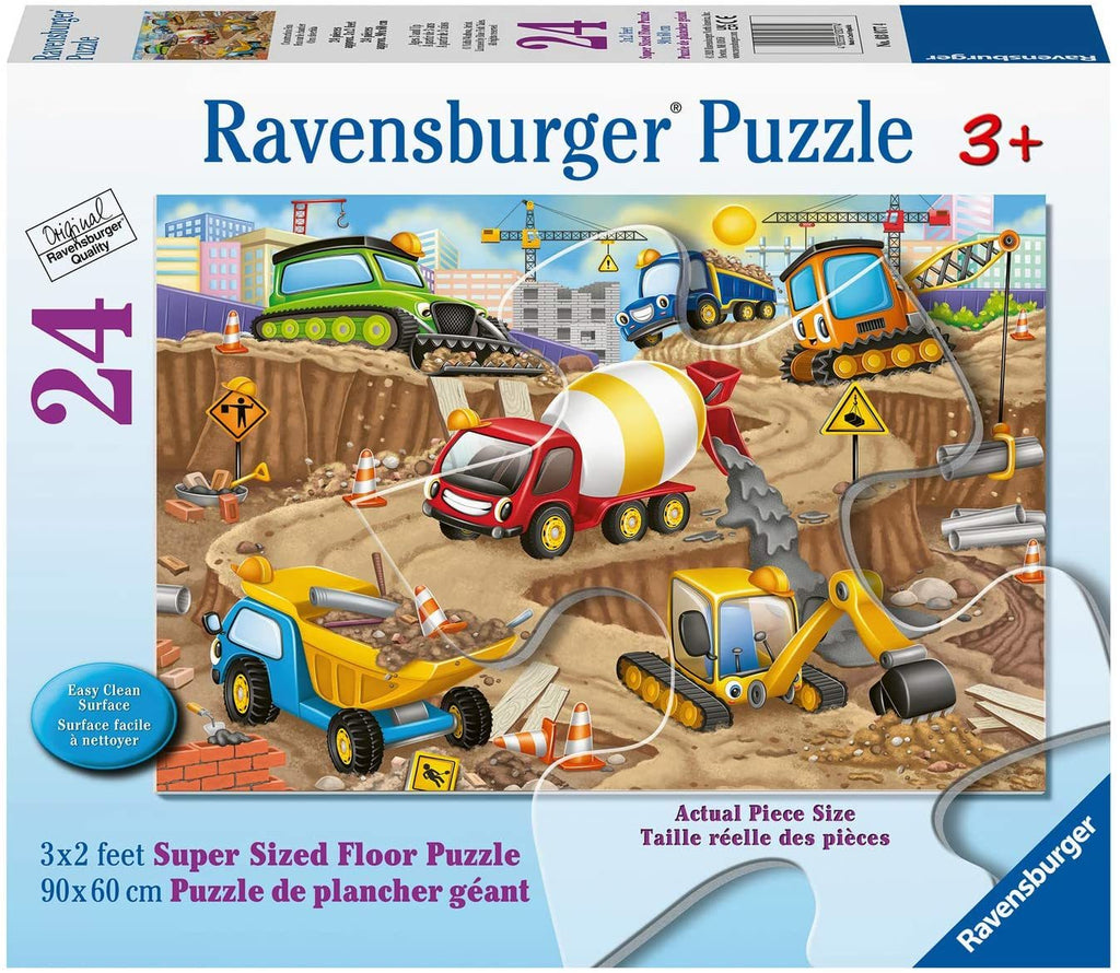 Ravensburger: Floor Puzzle - Construction Fun (24pc Jigsaw) Board Game