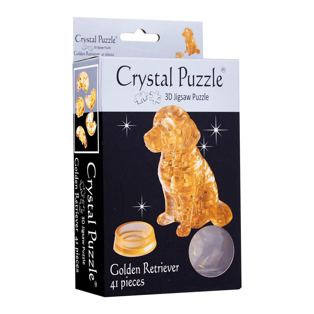 Crystal Puzzle: Golden Retriever (41pc) Board Game