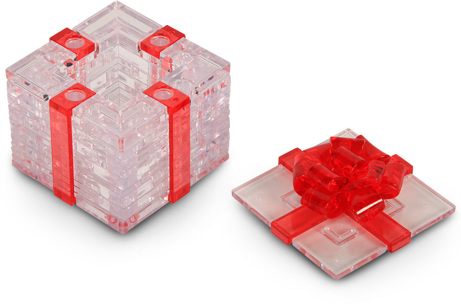 Crystal Puzzle: Gift Box with Red Ribbon (38pc) Board Game