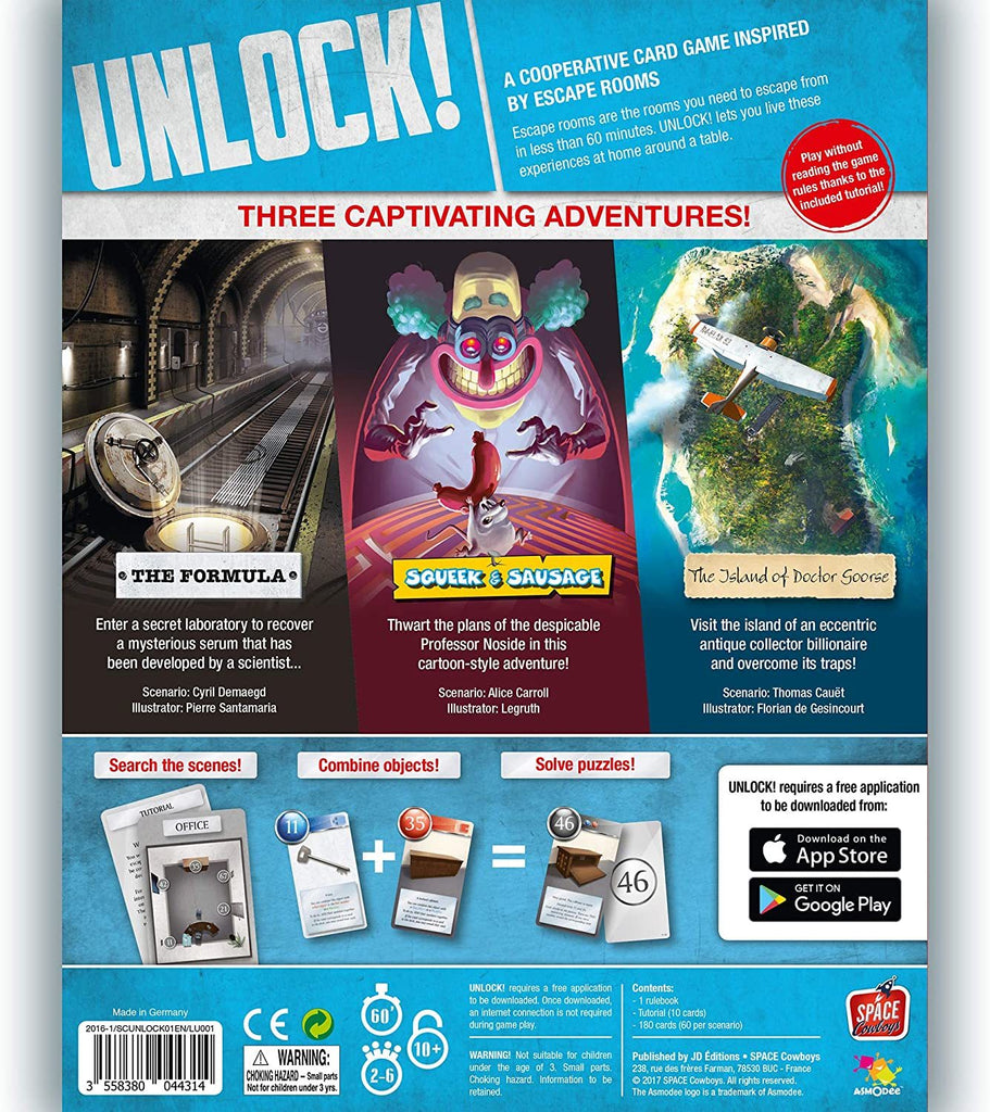 UNLOCK! Escape Adventures (Card Game)
