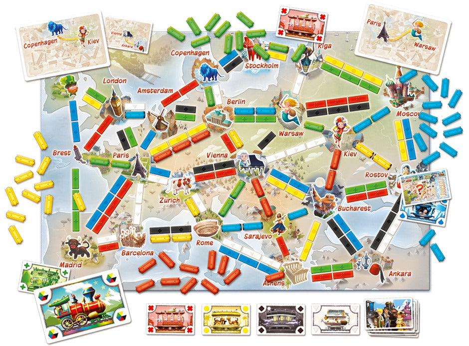 Ticket to Ride: First Journey (Europe) Board Game