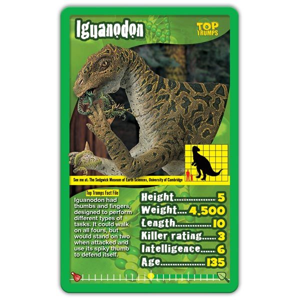 Top Trumps: Dinosaurs Board Game