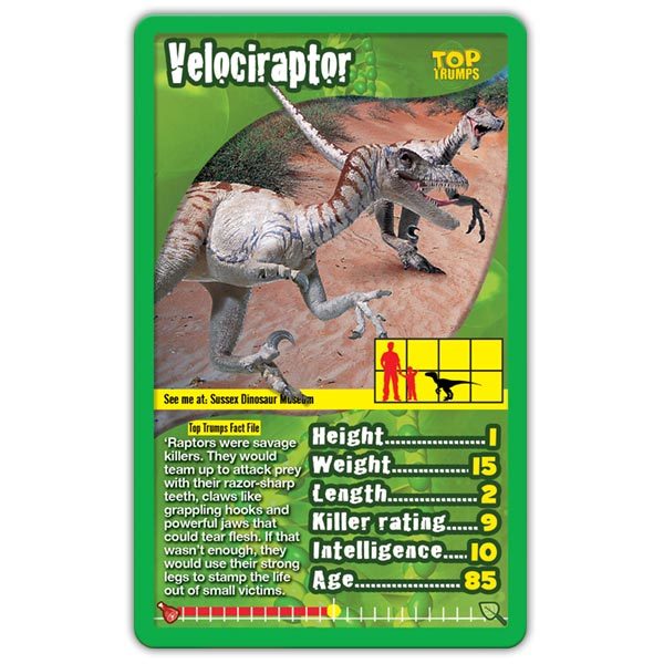 Top Trumps: Dinosaurs Board Game