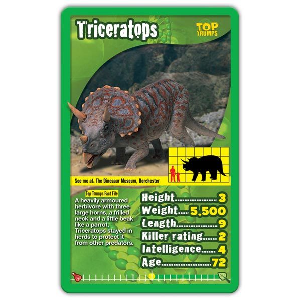 Top Trumps: Dinosaurs Board Game