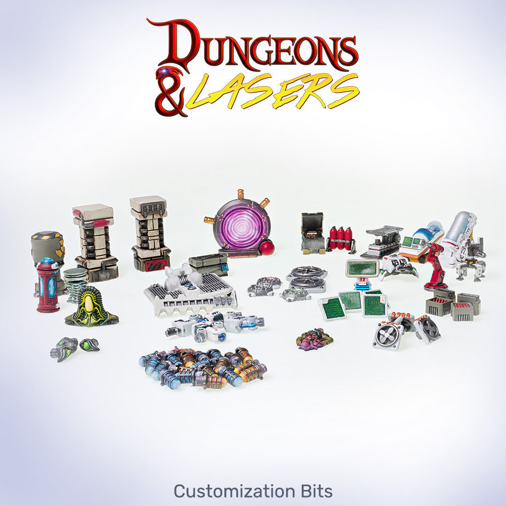 Dungeons & Lasers: Expansion Sets - Sci-Fi Customization bits