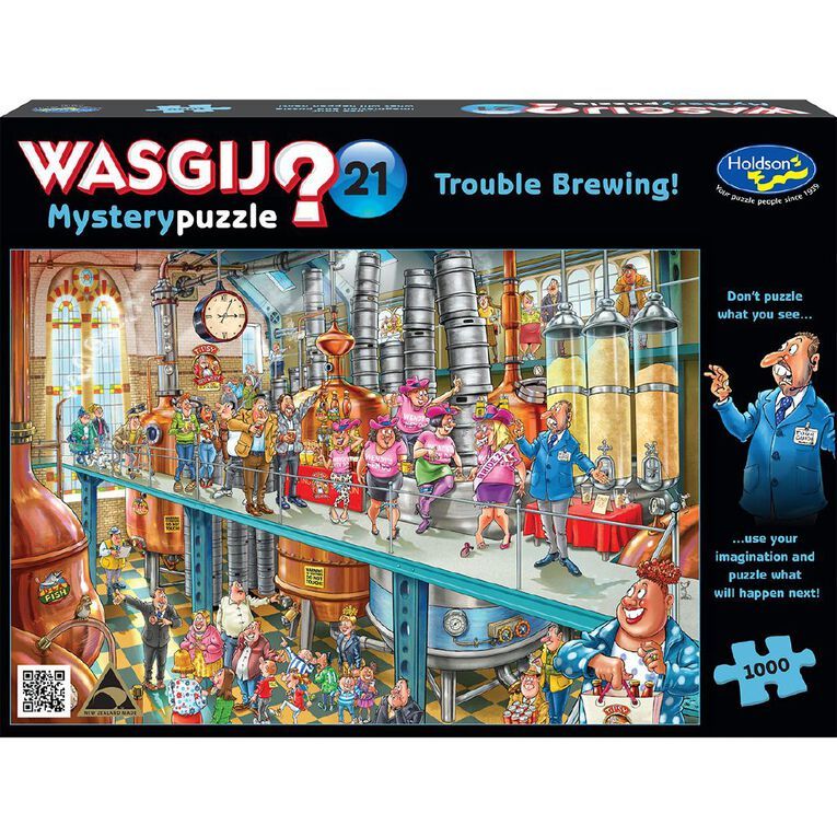 Wasgij? Mystery #21: Trouble Brewing! (1000pc Jigsaw) Board Game