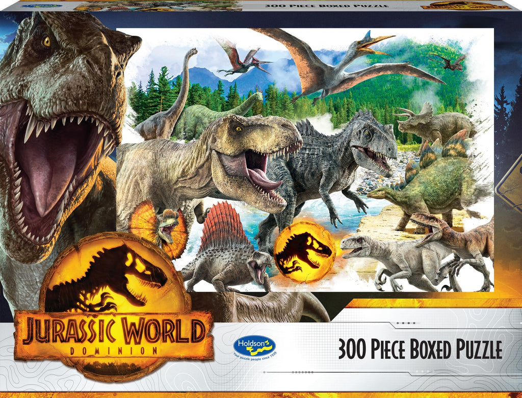 Jurassic World Dominion: Dangerous Animals (300pc Jigsaw) Board Game