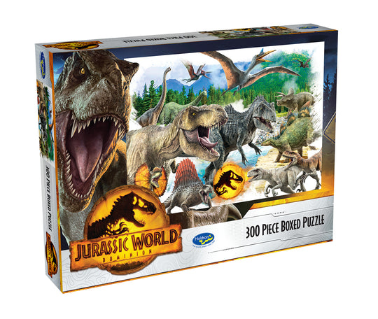 Jurassic World Dominion: Dangerous Animals (300pc Jigsaw) Board Game