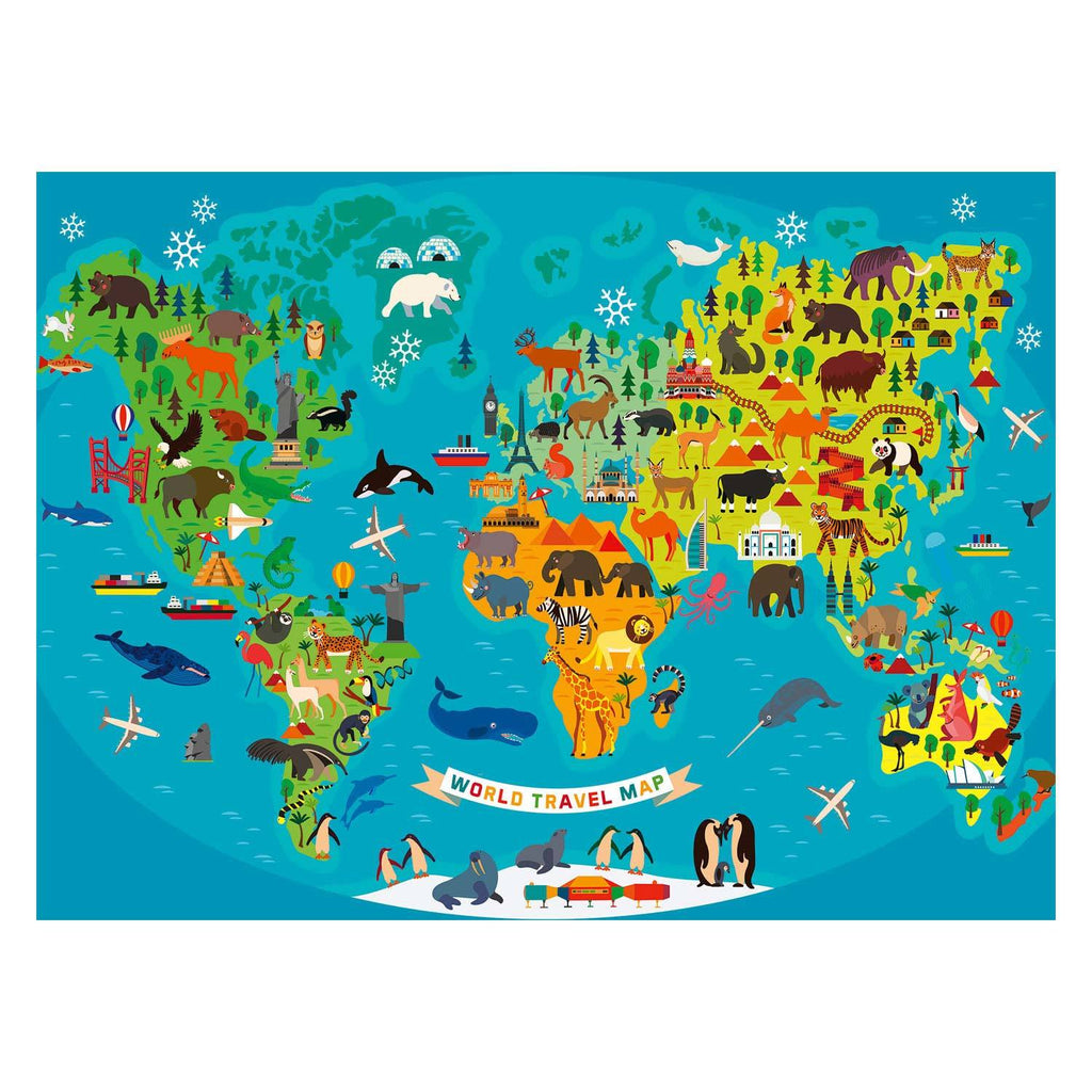 Ravensburger: Animal World Map (150pc Jigsaw) Board Game