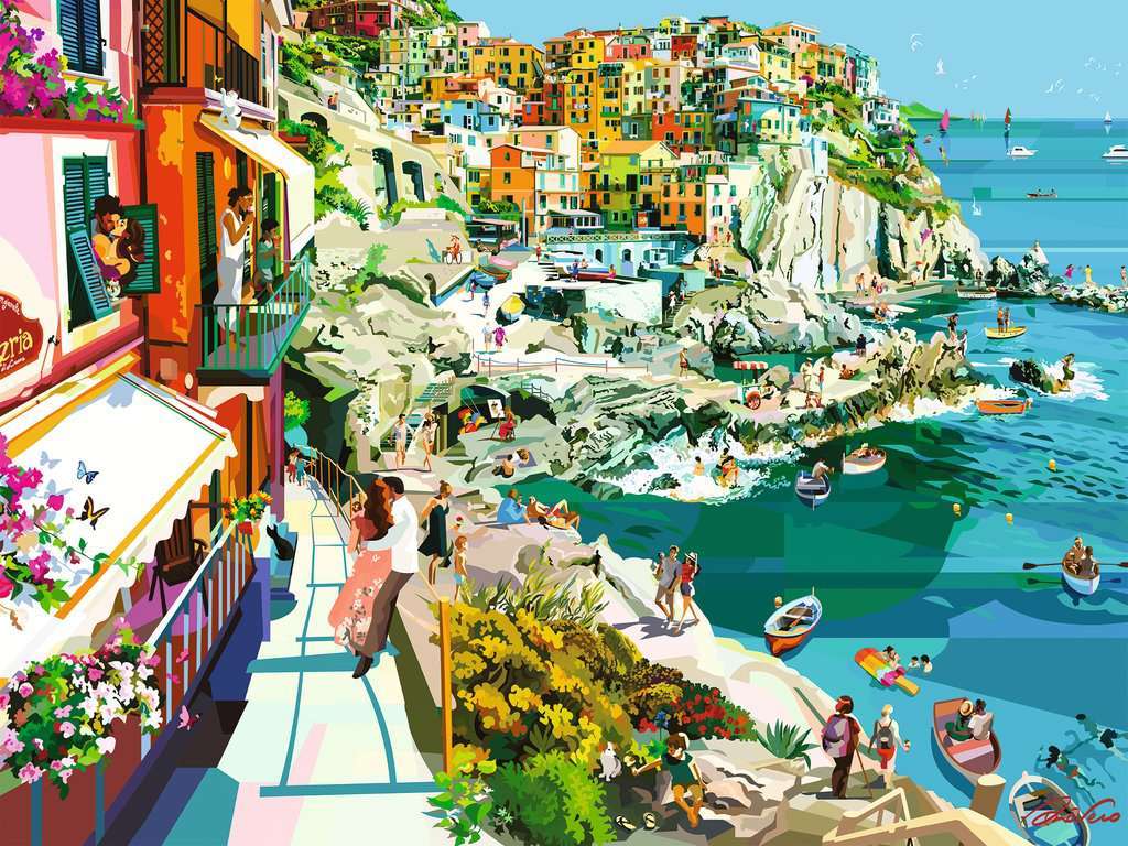 Ravensburger: Romance in Cinque Terre Puzzle (1500pc Jigsaw) Board Game