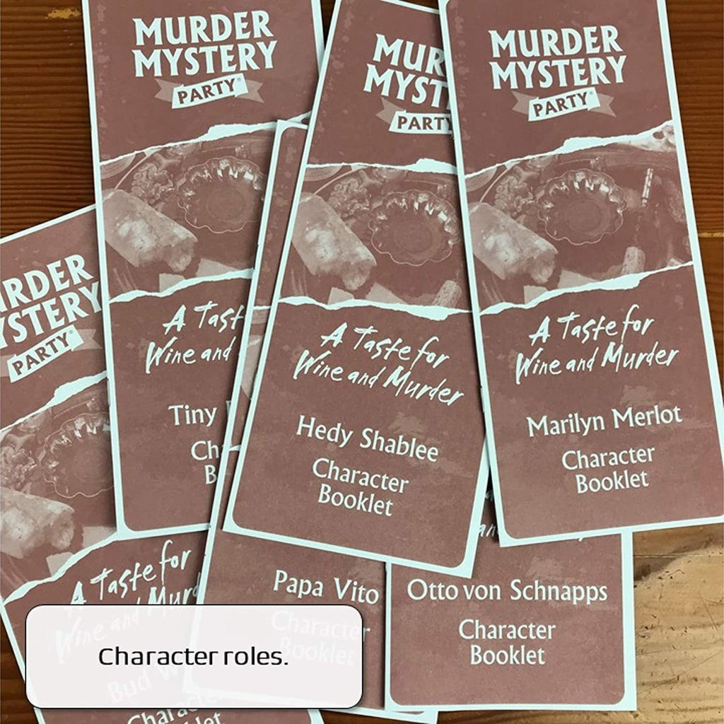 Murder Mystery Party: A Taste for Wine and Murder (Board Game)