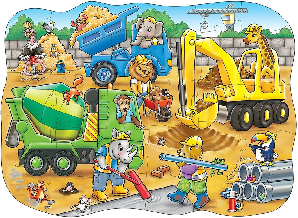 Orchard Toys: 30-Piece Jigsaw Puzzle - Busy Builders Board Game