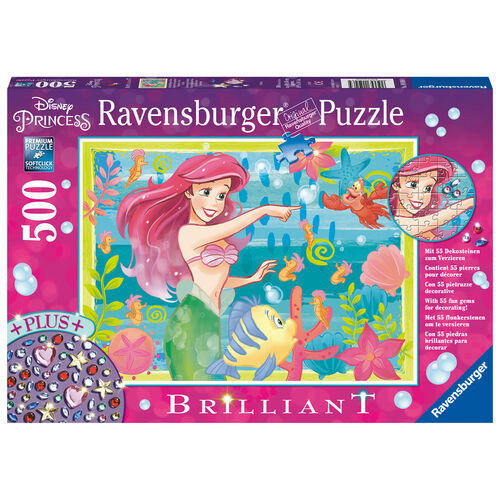 Ravensburger: Disney - Ariel's Underwater Paradise (500pc Jigsaw) Board Game