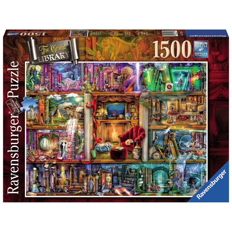 Ravensburger: The Grand Library Puzzle (1500pc Jigsaw) Board Game