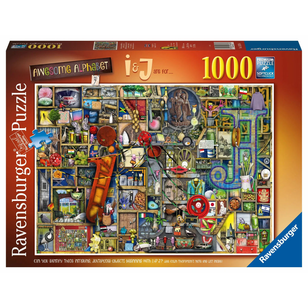 Ravensburger: Awesome Alphabet - I & J (1000pc Jigsaw) Board Game