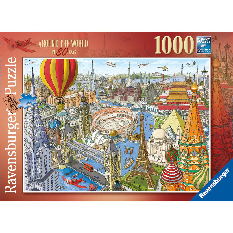 Ravensburger: Around the World in 80 Days (1000pc Jigsaw) Board Game