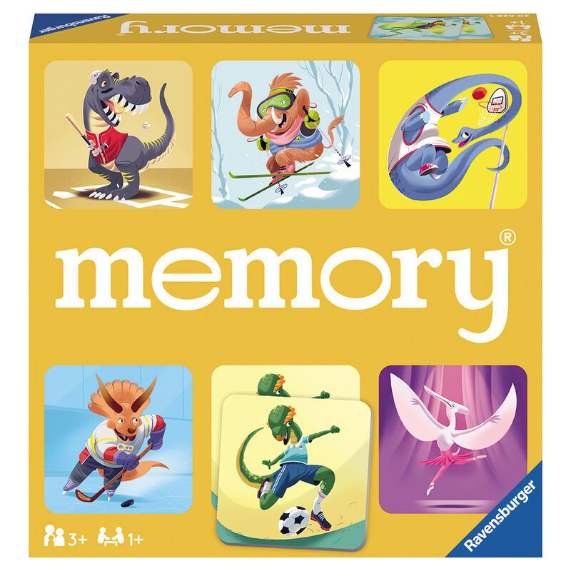 Dinosaur Sports Memory Game