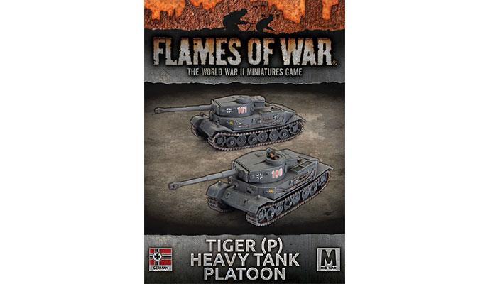 Flames of War: German: Tiger (P) (x2)